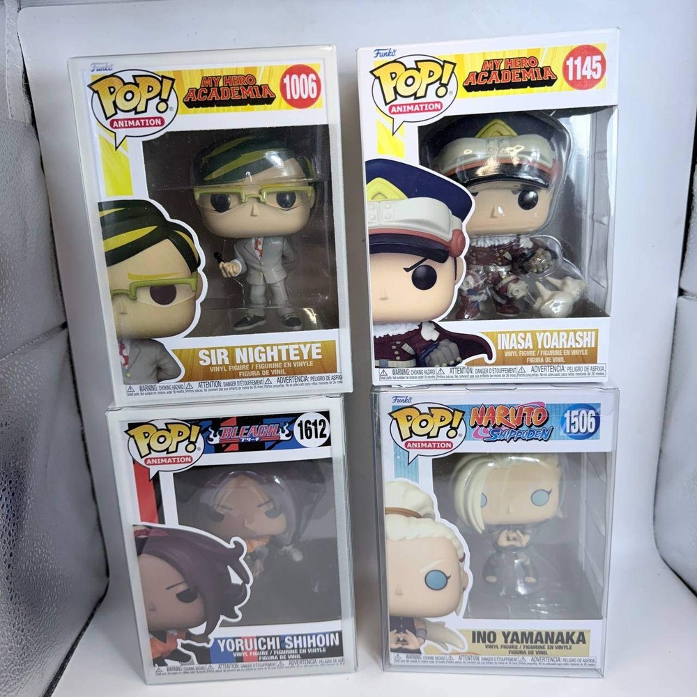 Funko Pop Animation Anime Lot My Hero Academia Naruto Bleach New Figures 4pc